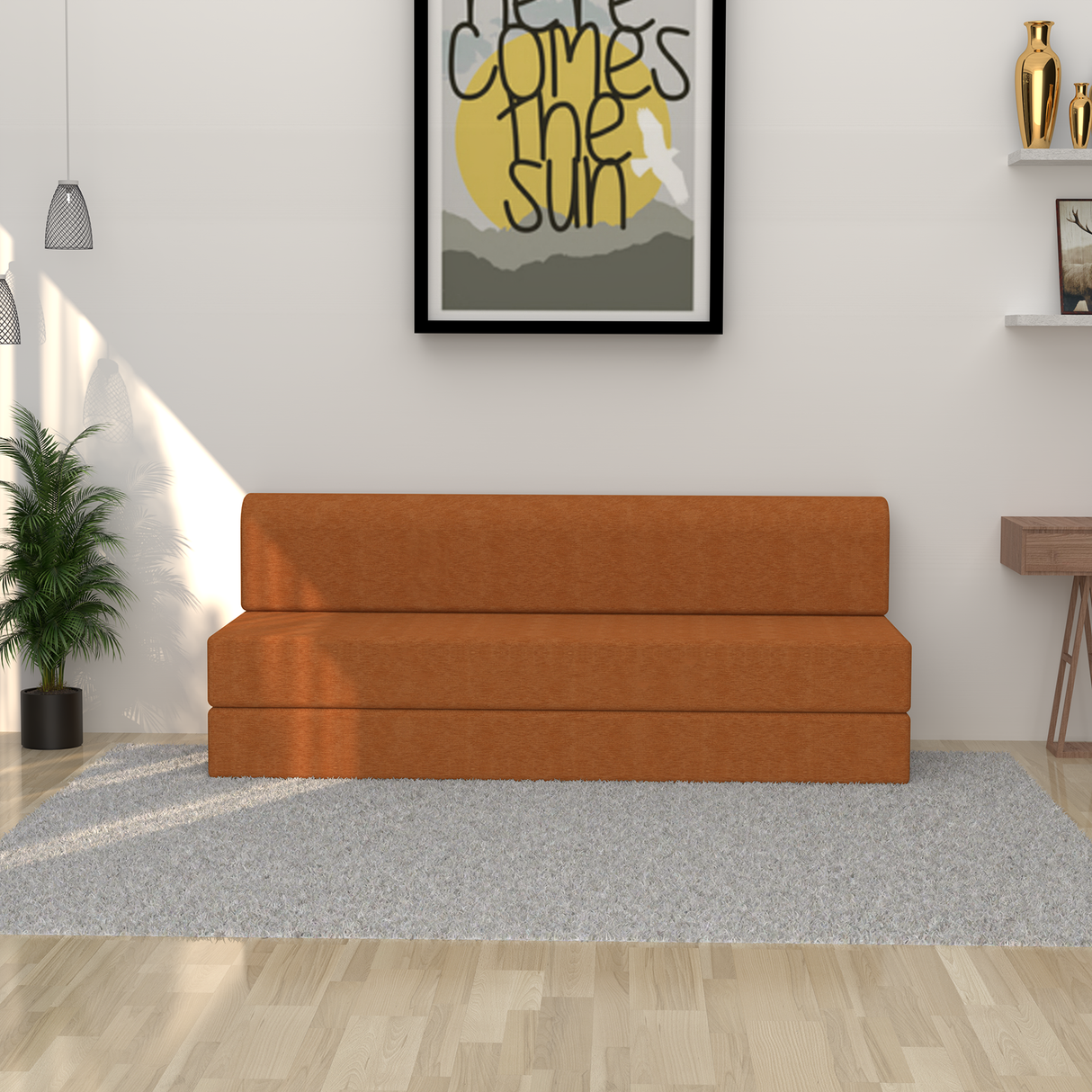 ComfortCraft Foam Sofa Cum Bed