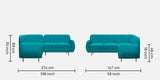 Hazy High Density Foam Sofa Set