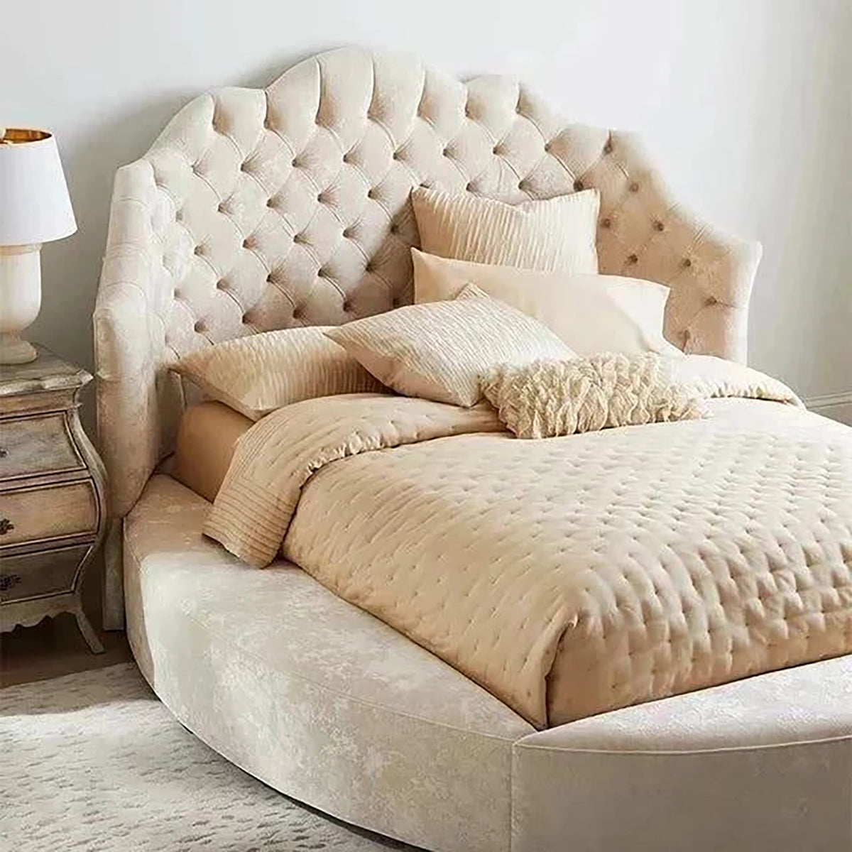 Buy Eminence King size Upholstered Bed online at Best Prices | Wakeup India [Latest] Jun 2024