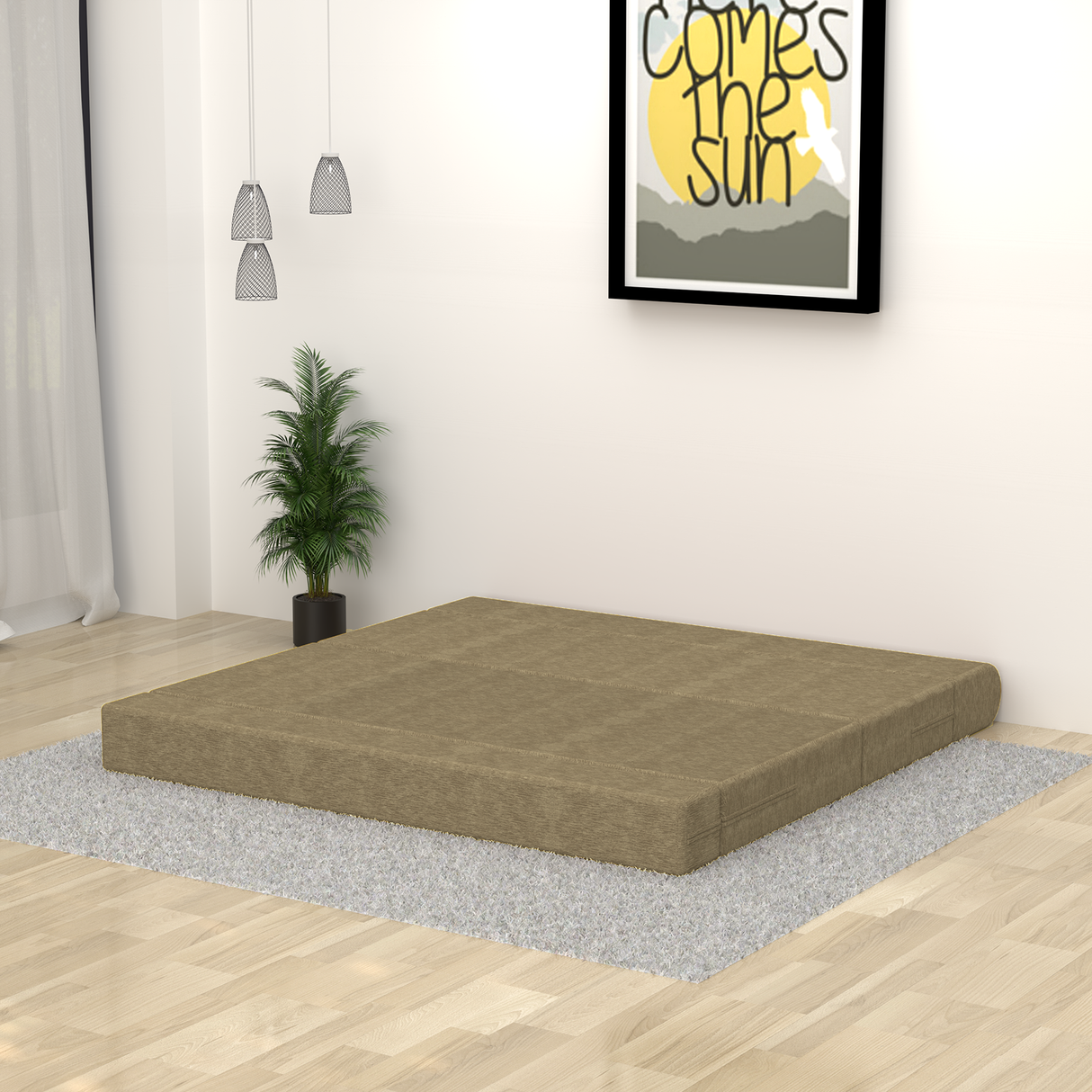 ComfortCraft Foam Sofa Cum Bed
