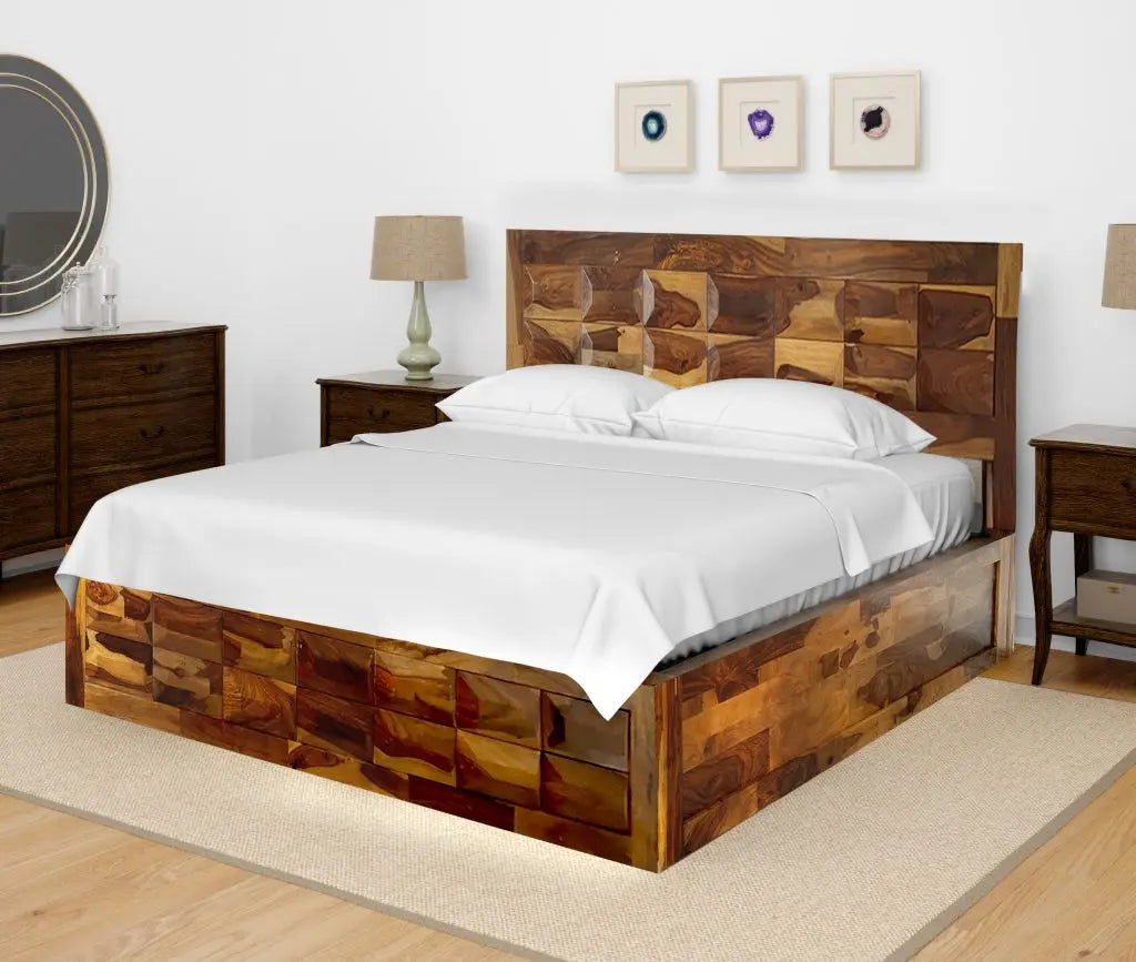 Sheesham Wood Bed