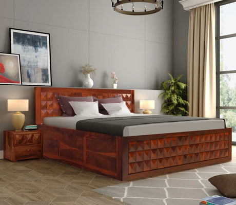 Sheesham wood bed