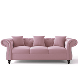 Whimsical 3 Seater Sofa in Light pink colour