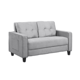 Camelback 3 Seater Sofa in grey colour