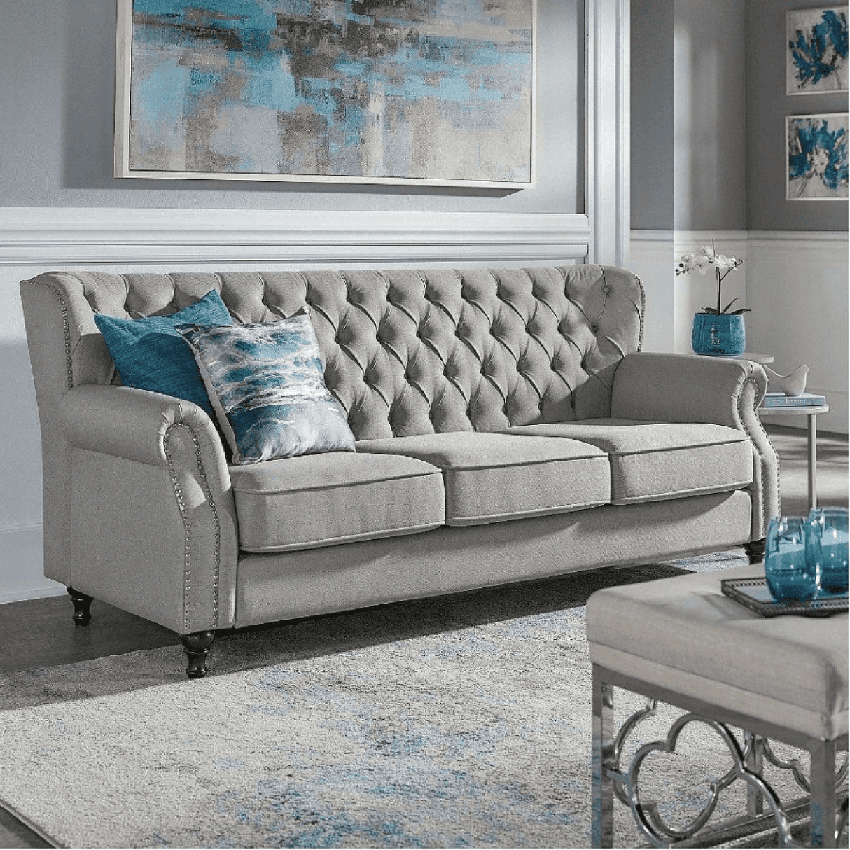 Lawson 3 Seater Sofa in Grey Colour