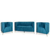 Tudor 3 Seater Sofa in teal colour