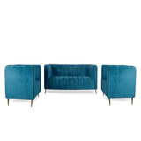 Tudor 3 Seater Sofa in teal colour