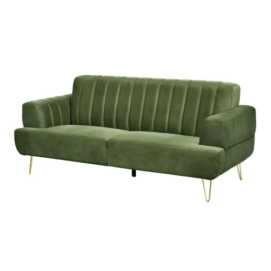 Palermo 3 Seater Sofa in Green colour