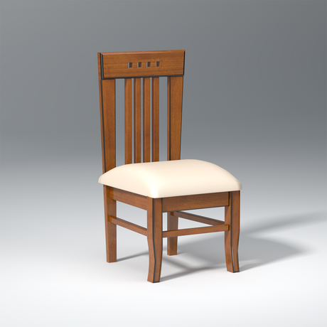 Batali Bistro Sagwan Chair Set of Two Teak Wood In Light Honey