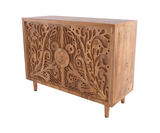 Sumptuous Carved Solid Wood Sideboard