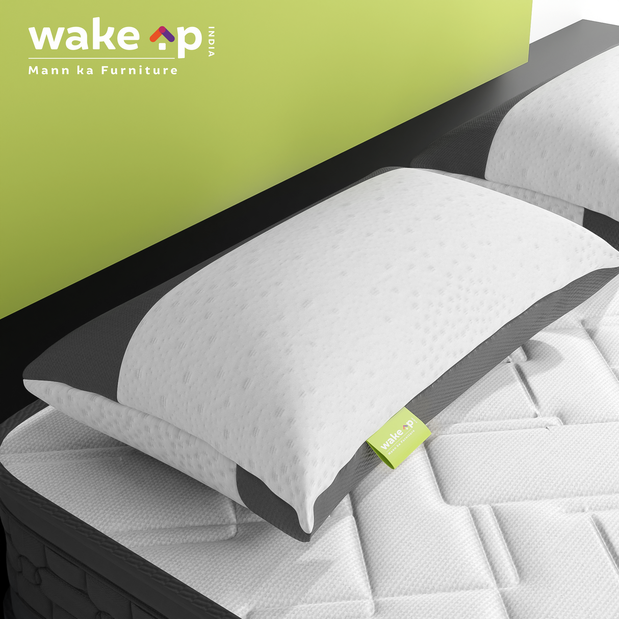 Beta Rest Fibre Pillow In White – Wakeup India