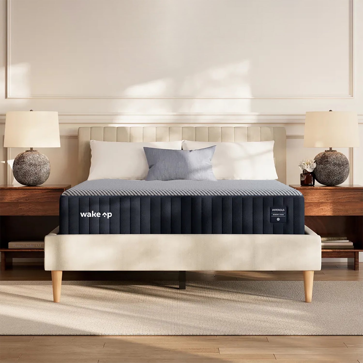 Wakeup India Imperious Mattress Spine Align Orthopedic Memory Foam 10 Year Warranty Medium Firm