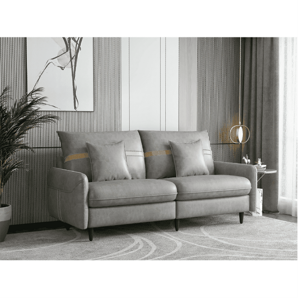 Chester 3 Seater Sofa in Grey colour