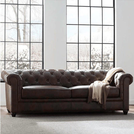 Velozia 3 Seater Sofa in Brown colour