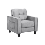 Camelback 3 Seater Sofa in grey colour