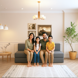 ComfortCraft Sofa Cum Bed for Living Room | 3 Seater Foldable Sofa Bed