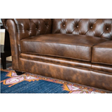 Velozia 3 Seater Sofa in Brown colour