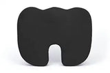 Wakeup India | Cocoxy Pillow Chair Seat Hi-per Memory Foam Cushion - Supportive for Back Pain Relief | Contoured Seat Cushion for Office, Home & Work-from-Home Chairs