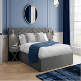 Moderna Upholstered Bed With Box Storage