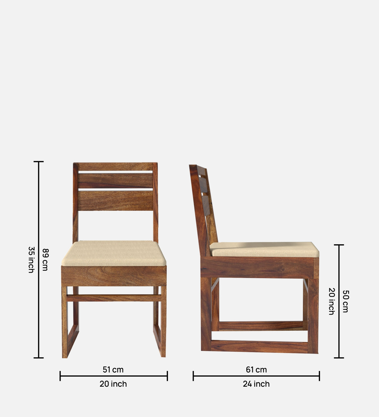 Crenn Sheesham Wood 8 Seater Dining Set In Reddish Walnut Color