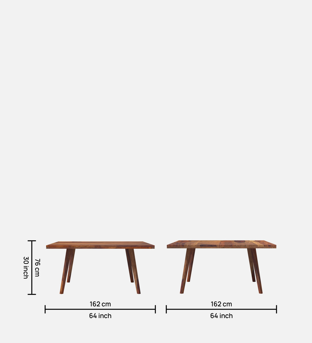 Resonance Sheesham wood Dining Table In Reddish Walnut color with 6 Seating