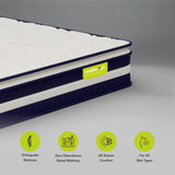 Wakeup India | Smart Tech Pillow Top Mattress | Pocket Spring with Softy Foam | 10 Years Warranty | Medium Firm