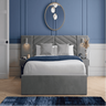 Moderna Upholstered Bed With Box Storage