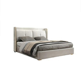 Alderglen King size Upholstered Bed in Grey Colour With Box Storage