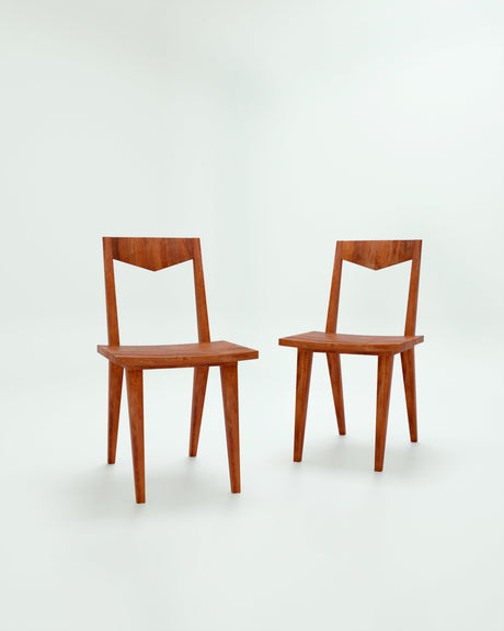 Svelte Seats Wood Chairs (Set of 2)