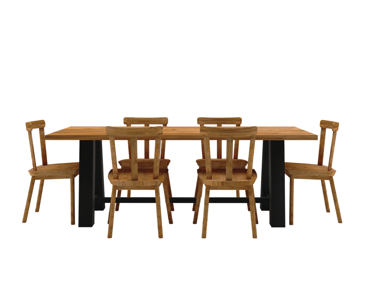 Majestic Dining Table and Chairs Set 