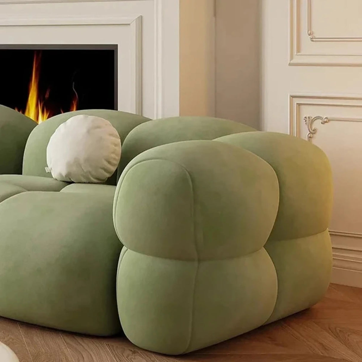 Kapoks 3 Seater Sofa in Green colour