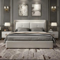 Alderglen Upholstered Bed in Light Grey Colour With Box Storage