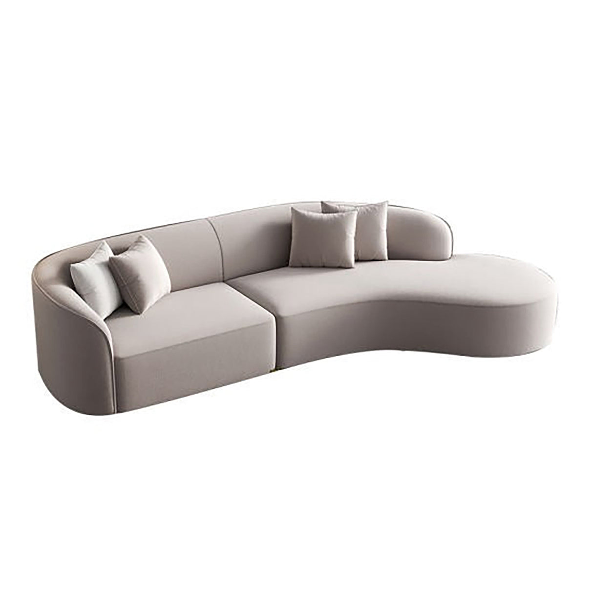 Futuristic 3 Seater Sofa in grey colour