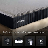 Wakeup India | Imperious Mattress | Spine Align Orthopedic Memory Foam | 10 Year Warranty | Medium Firm
