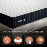Wakeup India | PureLuxe Mattress | Latex Ortho Foam | 10 Years Warranty | Medium Firm