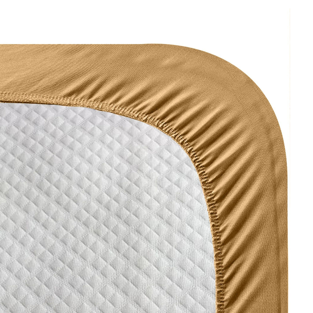 Premium Waterproof Mattress Protector – Soft & Breathable | Beige