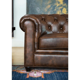 Velozia 3 Seater Sofa in Brown colour