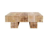 Mellifluous Solid Wood Rustic Coffee Table