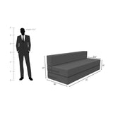 ComfortCraft Sofa Cum Bed for Living Room | 3 Seater Foldable Sofa Bed