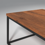 Lissol Iron And Mango Wood Coffee Table In Light Cheery