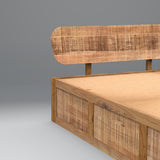 Serenity Aara Cut Bed Mango And Acacia Wood In Finish Natural