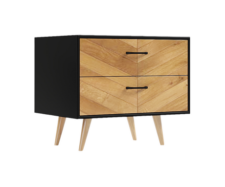 Serene Solid Wood Bedside Table