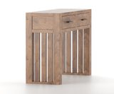 Aurorium Solid Wood 2 Drawer Console Table