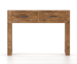 Aurorium Solid Wood 2 Drawer Console Table