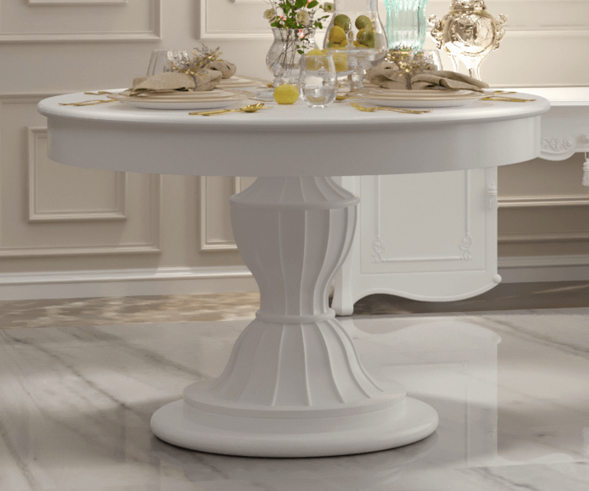 Azylo Luxury Solid Wood Round Dining Table