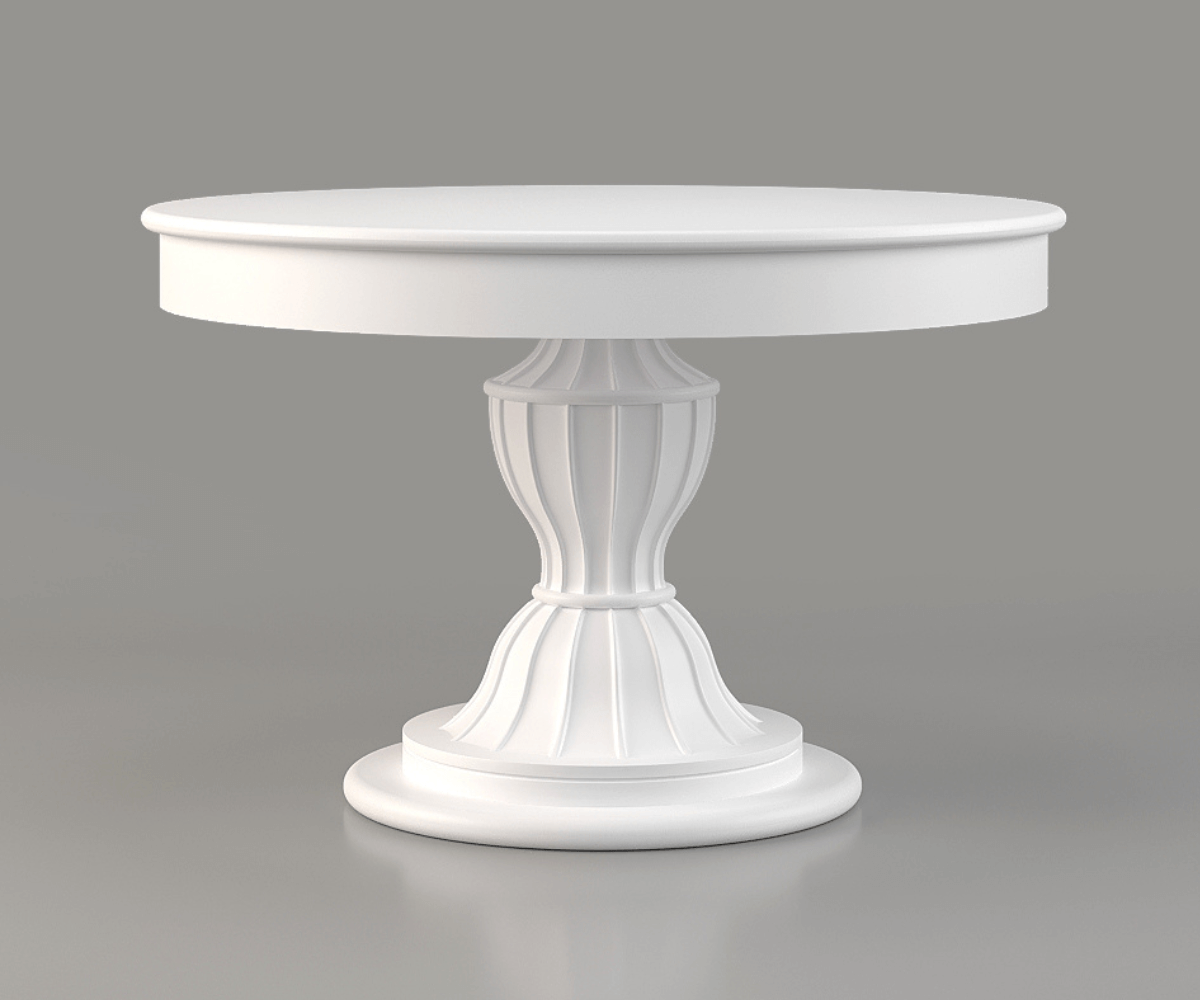 Azylo Luxury Solid Wood Round Dining Set