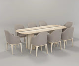 Brevona Solid Wood Dining Table and Chairs Set