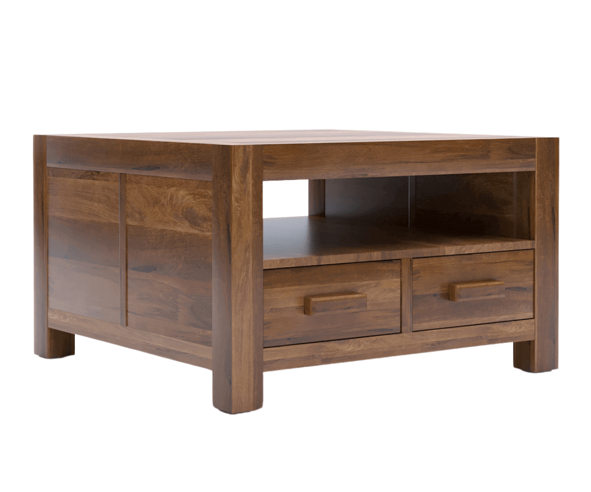 Clifton Solid Wood Square Coffee Table