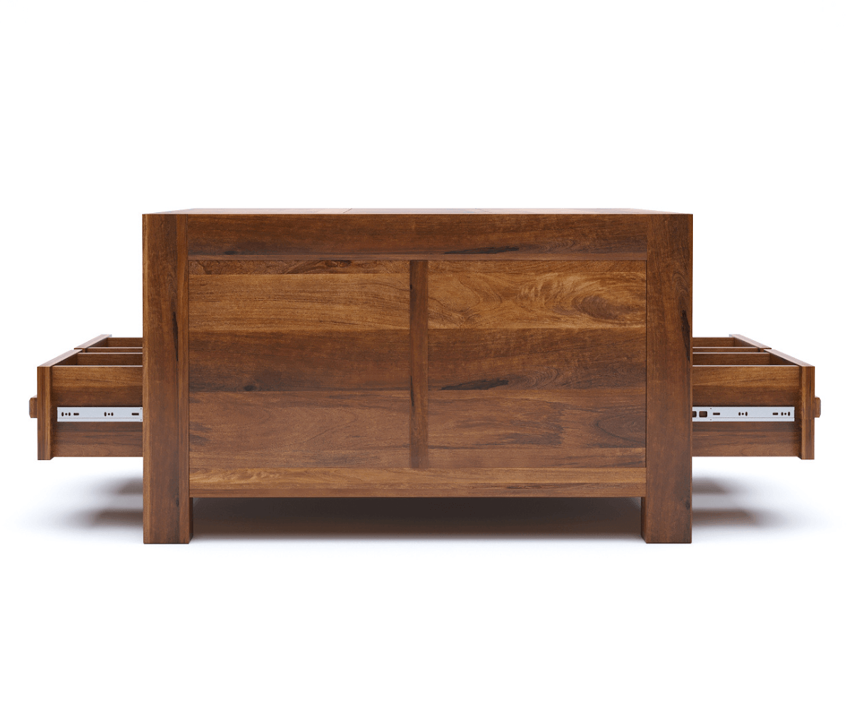 Clifton Solid Wood Square Coffee Table