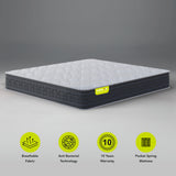 Wakeup India | Dreamsway Mattress | Pocket Spring | 15 Years Warranty | Medium Soft